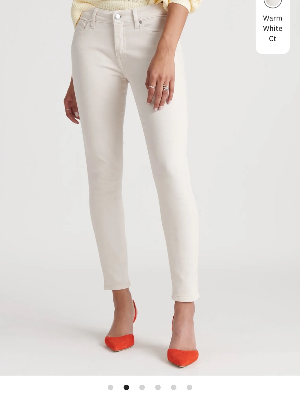 Lucky Brand AVA White Skinny Jeans - Slim Fit